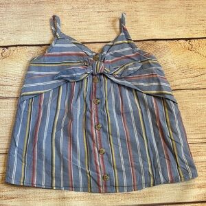 Abercrombie Kids Blue Tie Front Camisole